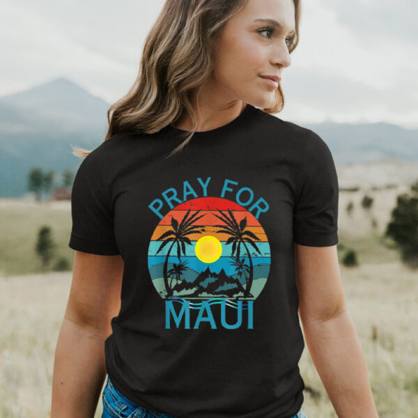 Official pray for Maui Hawaii Wildflower T-Shirt