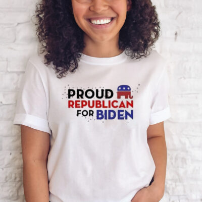 Official proud Republican For Biden T-Shirt