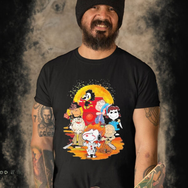 Official snoopy Peanuts Horror Movies Halloween Shirt