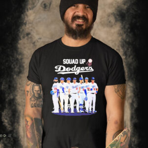 Official squad Up Dodgers team player Signature T-Shirt