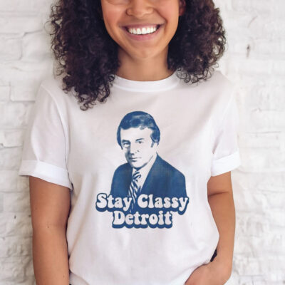 Official stay classy Detroit Bill Bonds T-shirt