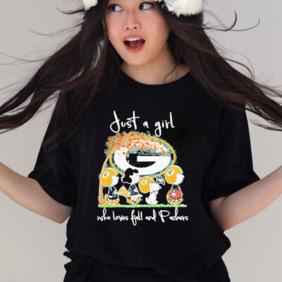 Official the Peanuts Just A Girl Who Loves Fall And Packers T Shirt