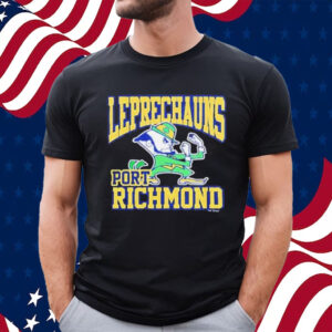 Official throwback Leprechauns Port Richmond T Shirt