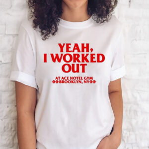 Official wahlid Mohammad Yeah I Worked Out T-Shirt