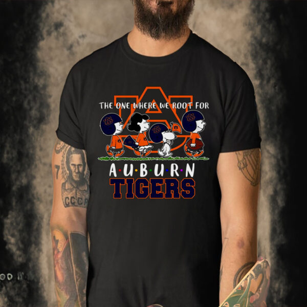 Peanuts The One Where We Root For Auburn Tigers T-shirt