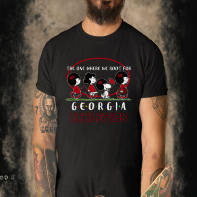 Peanuts The One Where We Root For Georgia Athletics shirt