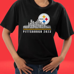 Pittsburgh Steelers Players Names City Skyline 2023 Season Tee Shirt