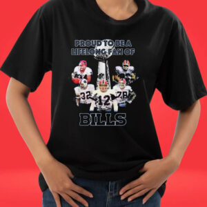 Proud To Be A Lifelong Fan Of Buffalo Bills Tee Shirt