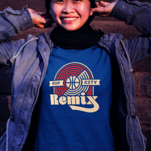 Rip City Remix Fanatics Branded Primary Logo Tee Shirt