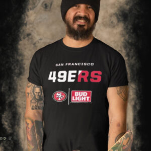 San francisco 49ers NFL x bud light T-shirt