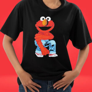 Sesame Street Elmo In Jeans Single Stitch Tee Shirt