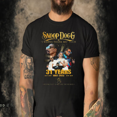 Snoop Dogg I Wanna Thank Me Tour 31 Years 1992-2023 Thank You For The Memories Signature Shirt