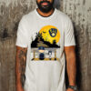 Snoopy Charlie Brown Sit Under Moon Milwaukee Brewers Halloween Shirt