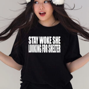 Stay Woke She Looking For Shelter Shirt