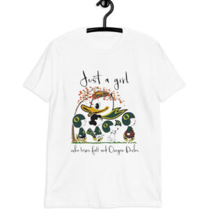 The Peanuts Characters Just A Girl Who Loves Fall And Oregon Ducks shirt