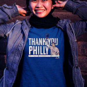 Trea Turner Thank You Philly Shirt