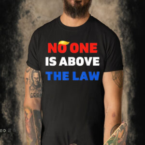 Trump Mugshot Trump 2024 Prison No One Is Above The Law T-shirt