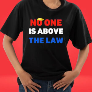 Trump Mugshot Trump 2024 Prison No One Is Above The Law T-shirts