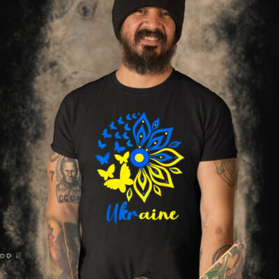 Ukraine flag vintage sunflower for ukrainians ukraine womens shirt