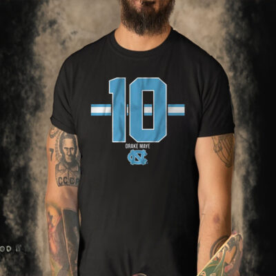 Unc Football Drake Maye 10 Shirt