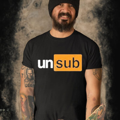 Unsubscribe Podcast Unsub Logo Shirt