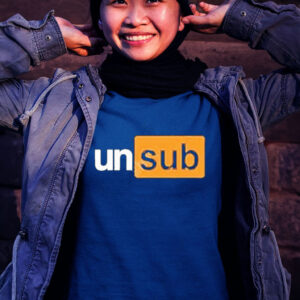 Unsubscribe Podcast Unsub Logo Tee Shirt