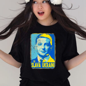 Volodymyr zelensky slava ukraini glory to ukraine support T-shirt