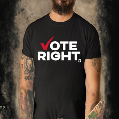 Vote Right T-Shirt The Officer Tatum