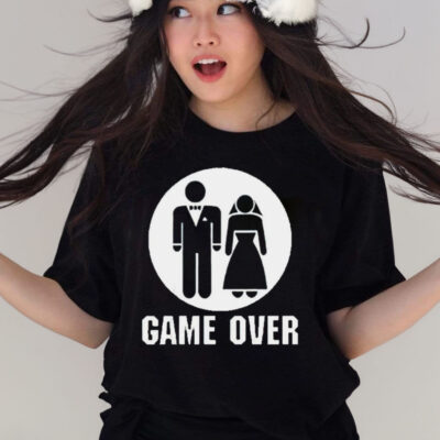 WEDDING GAME OVER T-SHIRT