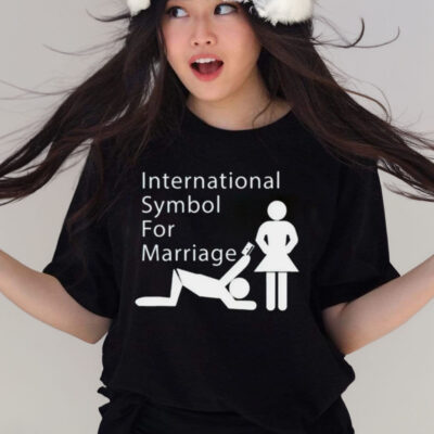 WEDDING INTERNATIONAL SYMBOL FOR MARRIAGE T-SHIRT