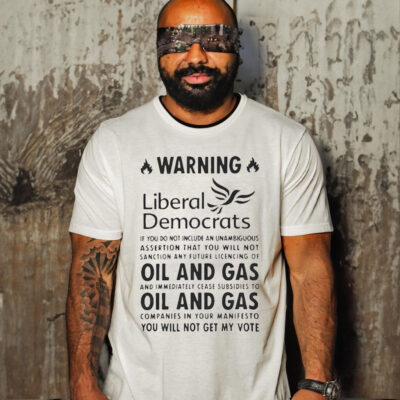 Warning Liberal Democrats No Oil And Gas You Will Not Get My Vote Shirt