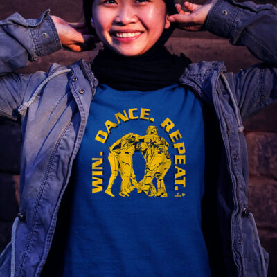 Win. Dance. Repeat. Retro Tee Shirt