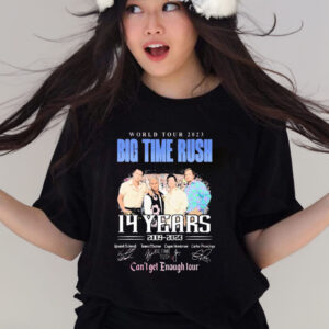 World Tour 2023 Big Time Rush 14 Years 2009 2023 Memories T-shirt