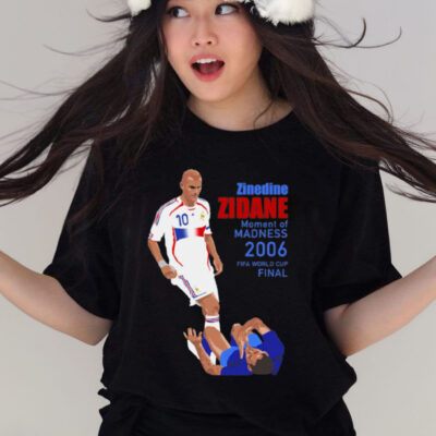 ZIDANE MOMENT OF MADNESS T SHIRT