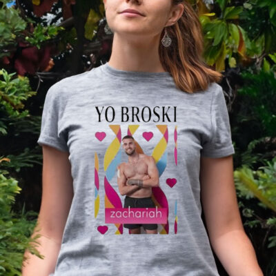 Zachariah Noble Yo Broski Zachariah Tee Shirt