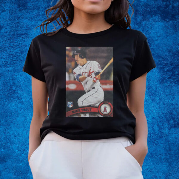 2011 Topps Baseball Mike Trout Angels Shirts