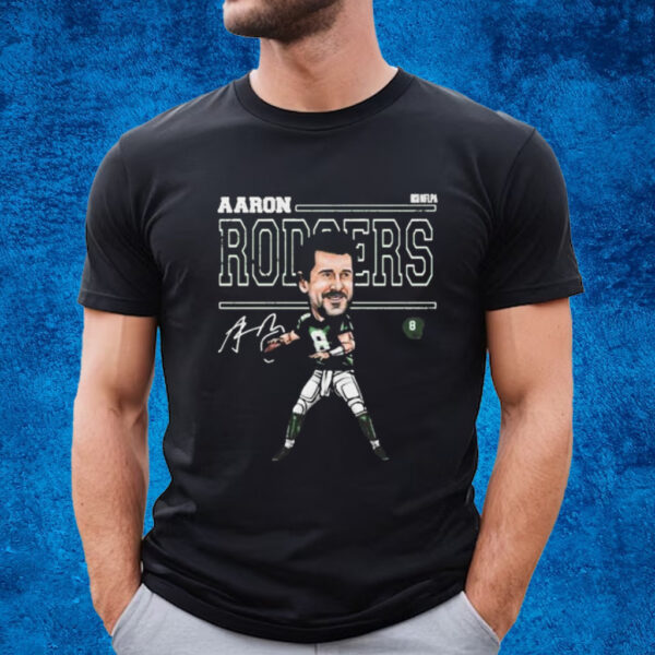 Aaron Rodgers New York J Cartoon Shirt