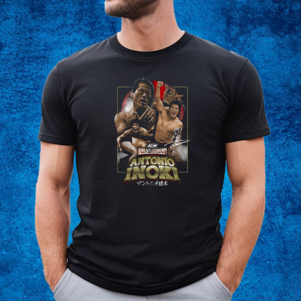 Aew Wrestledream 2023 Antoni Inoki Event T-Shirt