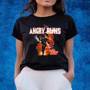 Angry Runs T Shirts Good Moring Football