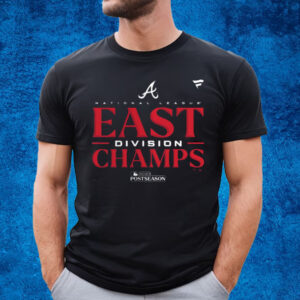 Atlanta Braves National League East Division Champions 2023 Postseason T-Shirt