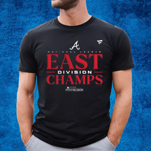 Atlanta Braves National League East Division Champions 2023 Postseason T-Shirt