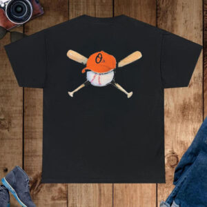 Baltimore orioles tiny turnip women’s hat crossbats T-shirt