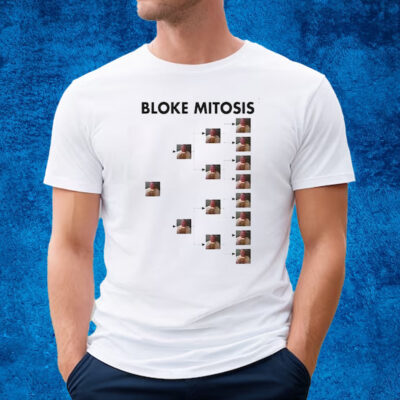 Bloke Mitosis Funny Meme T-Shirt