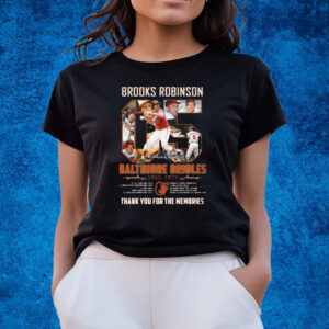 Brooks Robinson Maltimore Orioles 1955 1977 Memories T Shirts