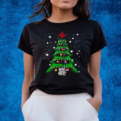 Christmas tree metallica me xmas for all shirts