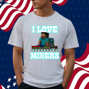 Enderman I Love Miners-Unisex T-Shirt