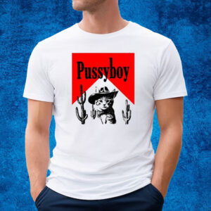 Ezra Miche Pussyboy Cat Cactus Shirt