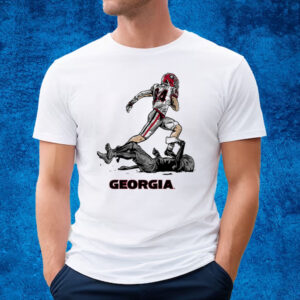 Georgia Football Ladd Mcconkey Superstar Pose Shirt