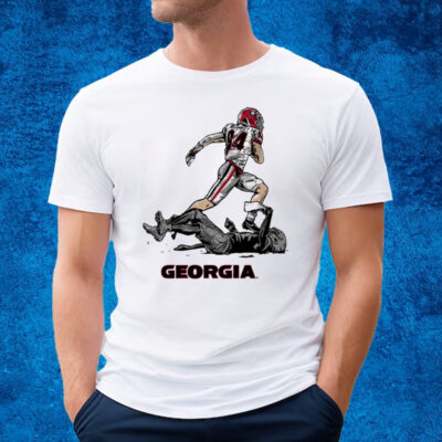 Georgia Football Ladd Mcconkey Superstar Pose Shirt