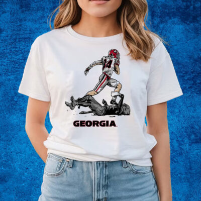 Georgia Football Ladd Mcconkey Superstar Pose Shirts